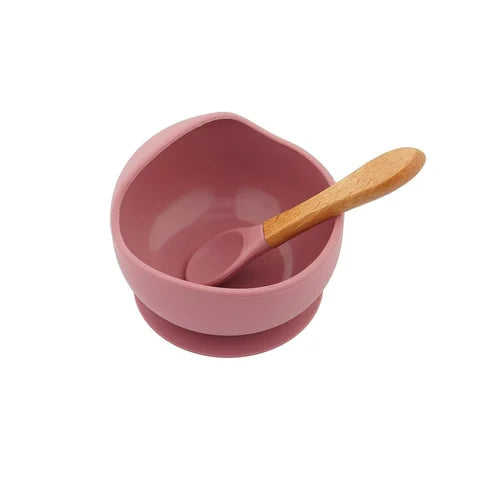 Silicone Baby Feeding Set - Plate - Bowl - Cup - Fork - Spoon