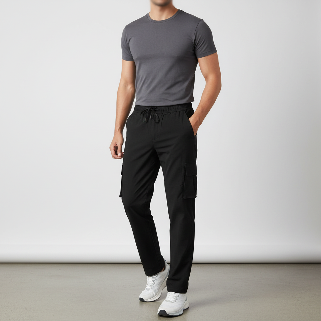 Men’s Multi-Pocket Cargo Jogger Pants