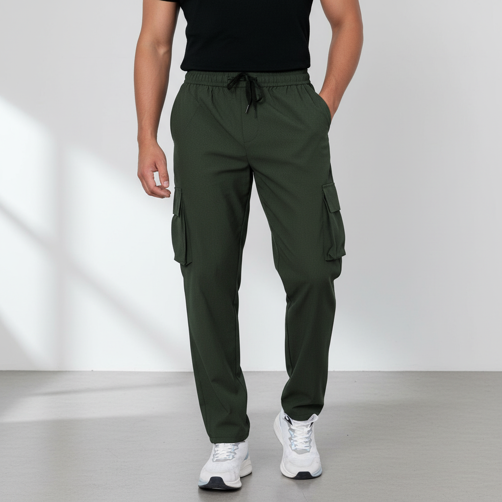 Men’s Elastic Waist Utility Cargo Pants
