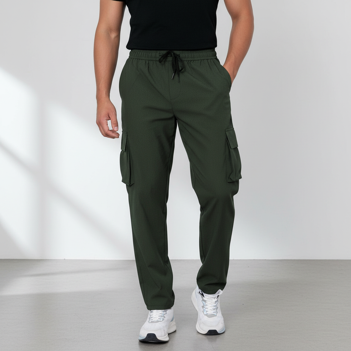 Men’s Elastic Waist Utility Cargo Pants