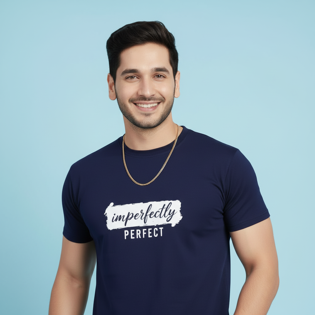 Men’s Motivational Print T-Shirt and Shorts Co-Ord Set