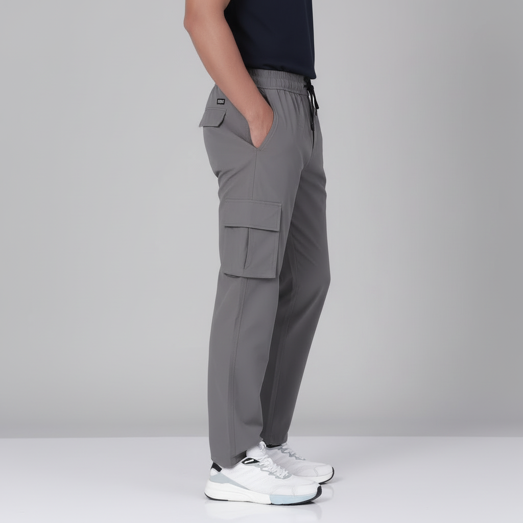 Men’s Drawstring Waist Cargo Utility Pants