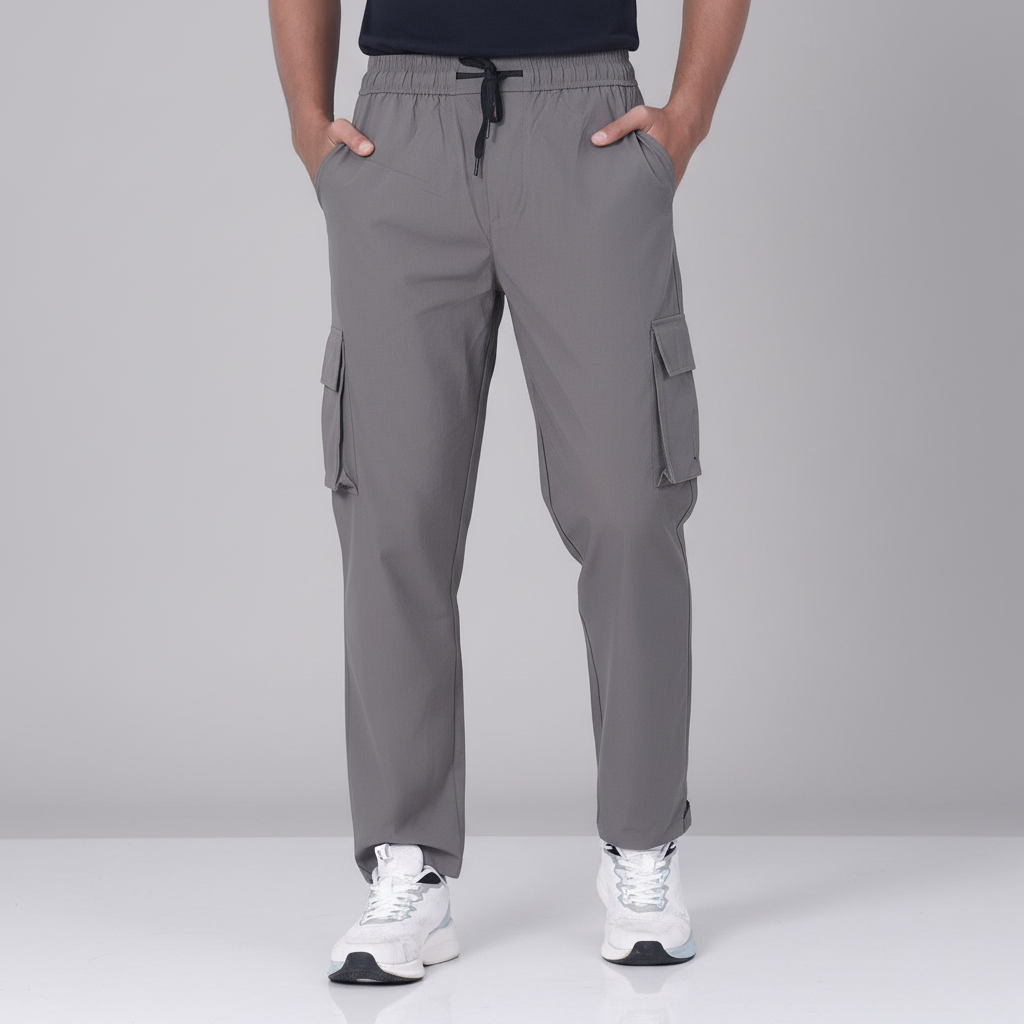Men’s Drawstring Waist Cargo Utility Pants