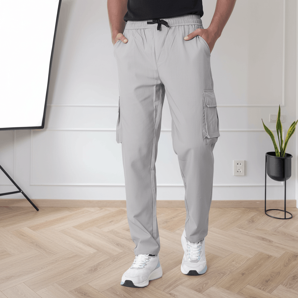 All-Day Comfort Cargo Pants – Stylish Grey Utility Bottomwear