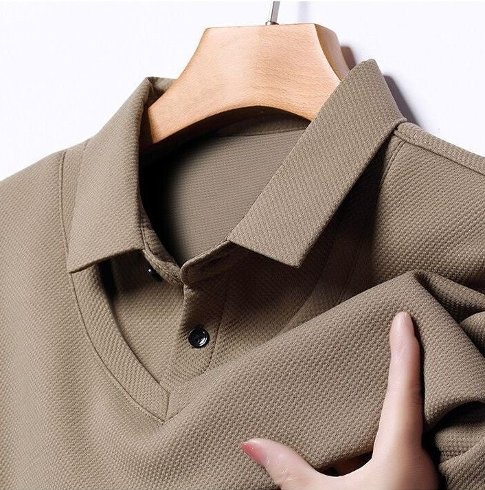 Versatile Men's Knitted Shirts