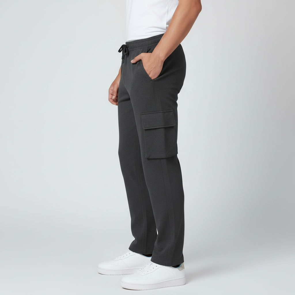 Men’s Drawstring Waist Cargo Jogger Pants