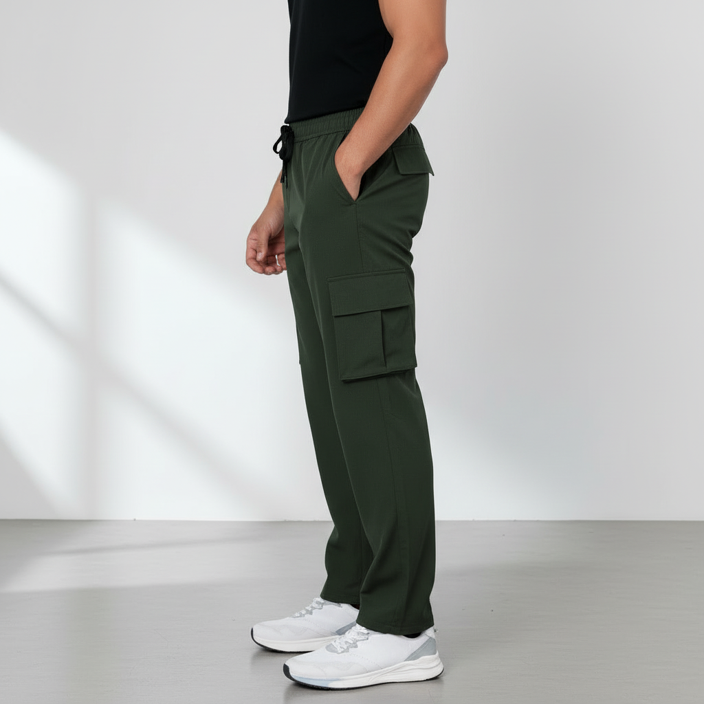 Men’s Elastic Waist Utility Cargo Pants