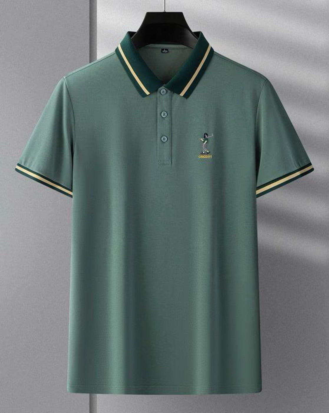 Contrast Trim Short Sleeve Polo Shirt