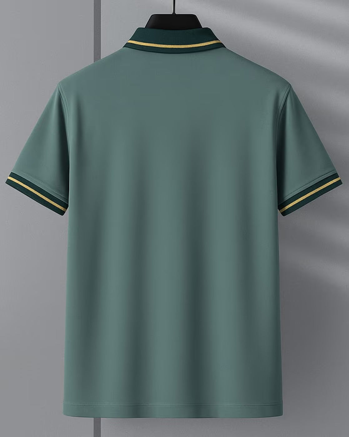 Contrast Trim Short Sleeve Polo Shirt