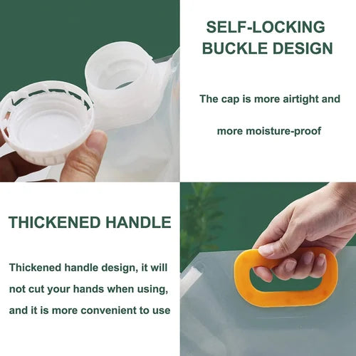 Plastic 1.5L Food Storage Bag Grain Storage Suction Bags