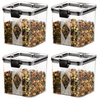 4pcs Set AirTight Kitchen Storage Container Set, Kitchen containers
