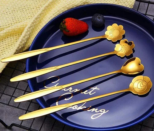 Material: Stainless Steel DESERT SPOON 4PCS SET